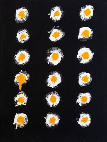 Original Abstract Food Paintings by Cole Douglas