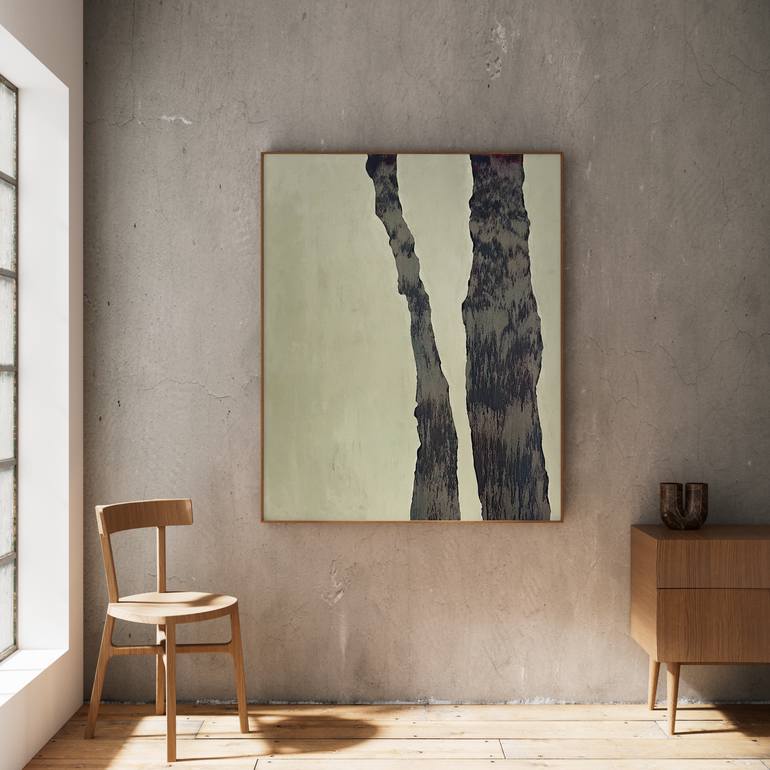 Original Conceptual Abstract Painting by Macherel Tristan