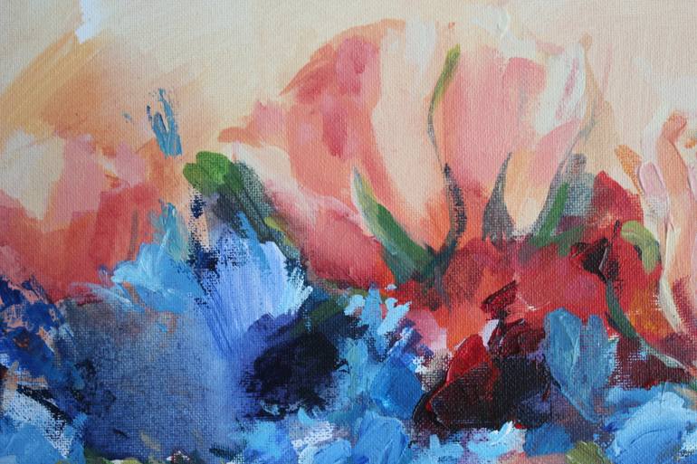 Original Expressionism Floral Painting by Rufina Mussina