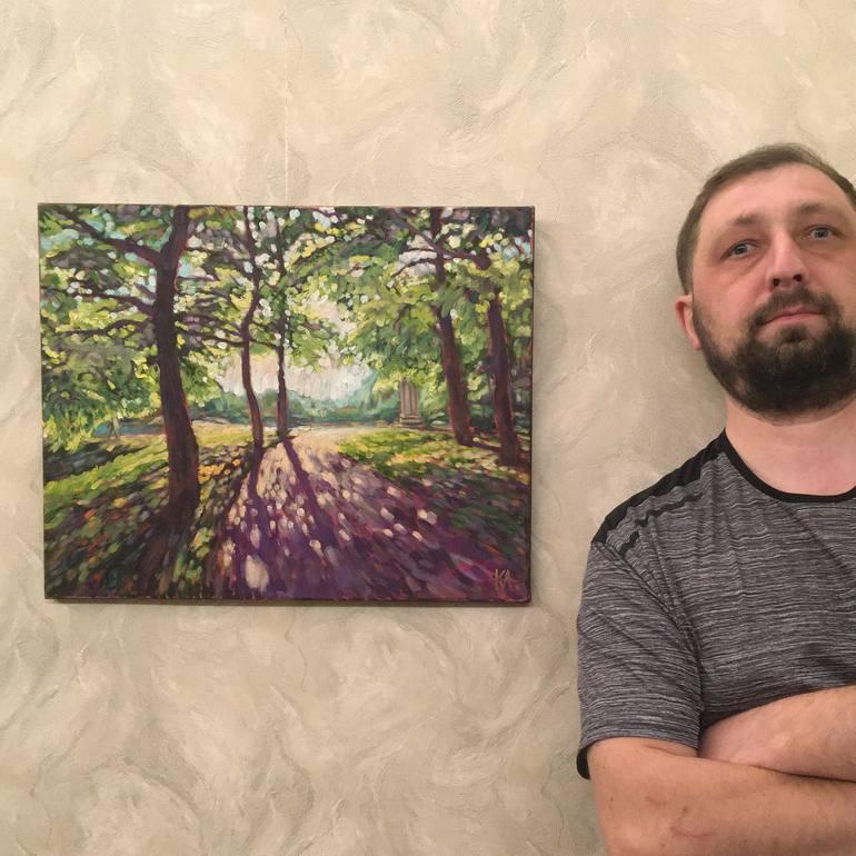 Original Fine Art Botanic Painting by Aleksey Kargapoltsev