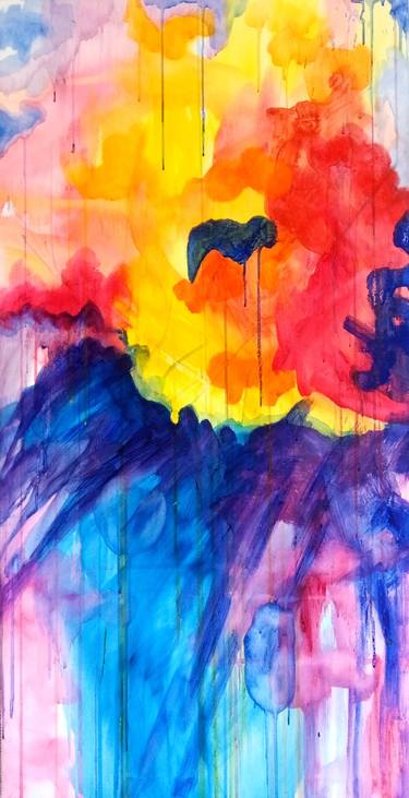 Print of Abstract Expressionism Abstract Paintings by Katerina Ato