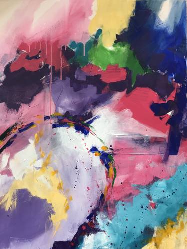 Original Abstract Expressionism Abstract Paintings by Katerina Ato