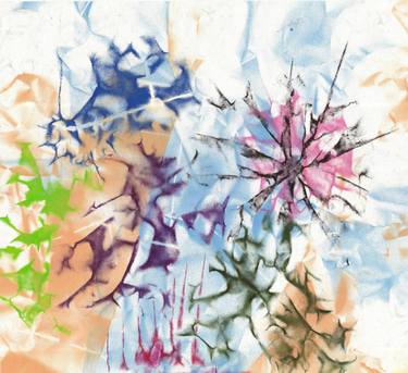 Original Abstract Painting by Giorgio Binda