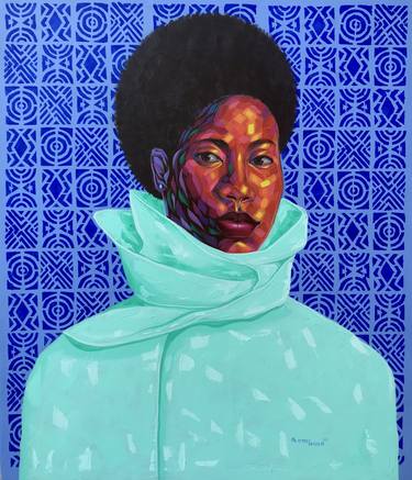 Original Contemporary Women Paintings by Elijah Olanase