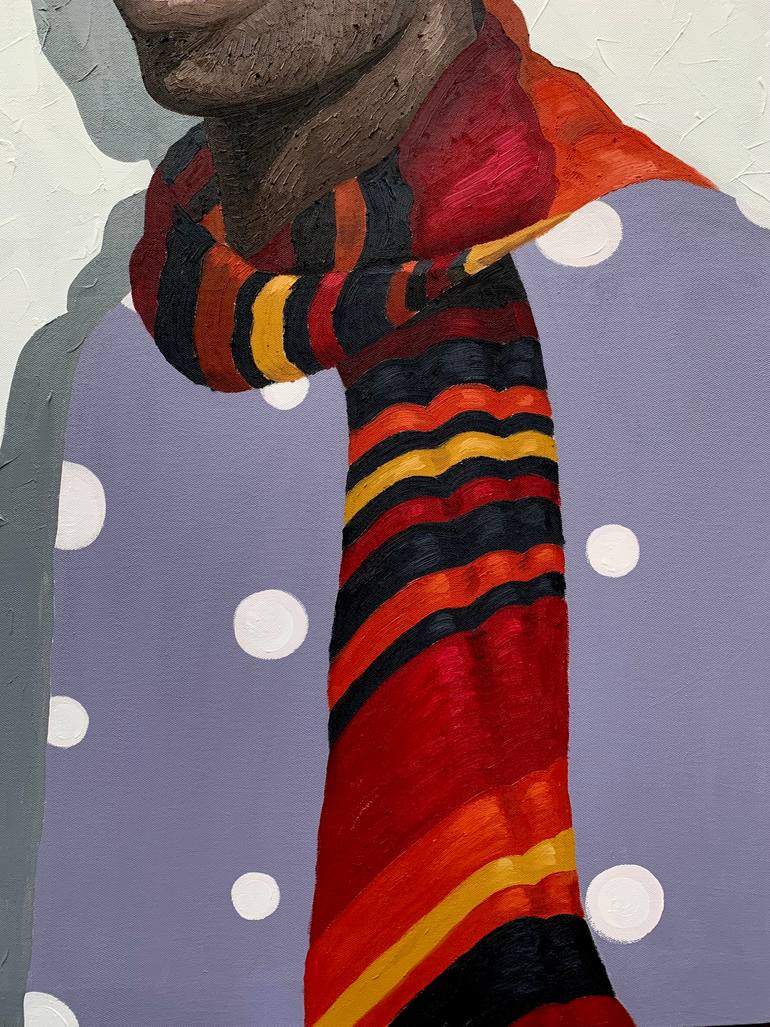 Original Contemporary Men Painting by Elijah  Olanase 
