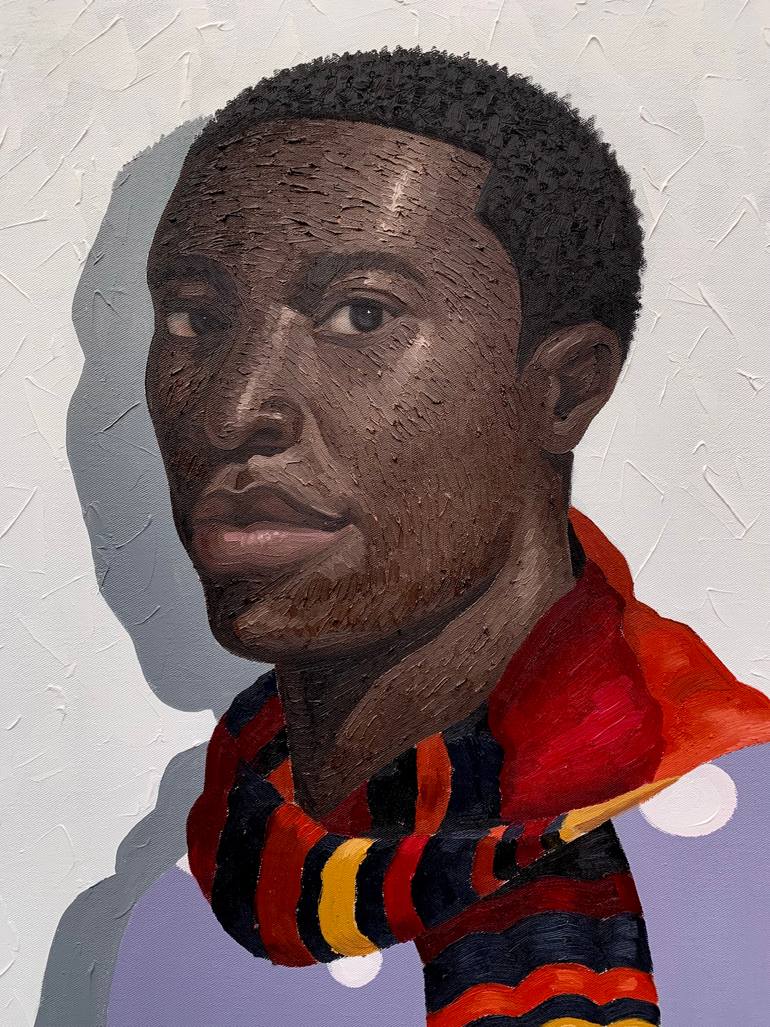 Original Contemporary Men Painting by Elijah  Olanase 