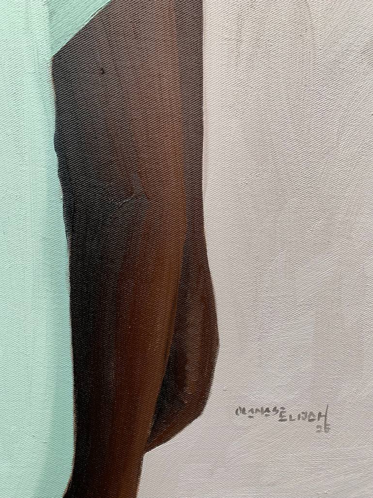 Original Contemporary Family Painting by Elijah  Olanase 