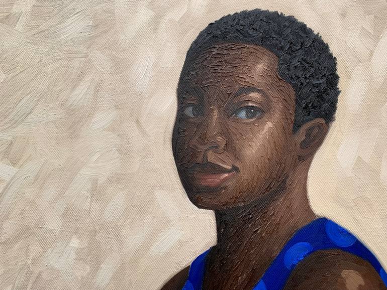 Original Contemporary Family Painting by Elijah  Olanase 