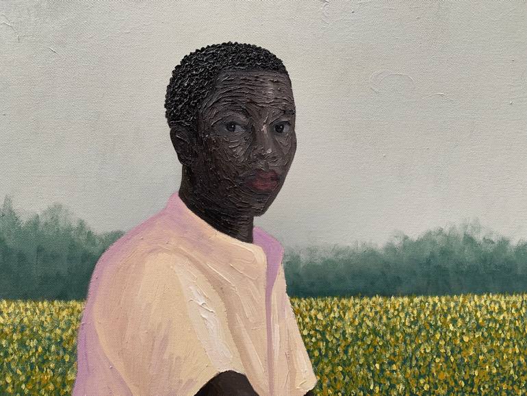 Original Figurative Time Painting by Elijah  Olanase 