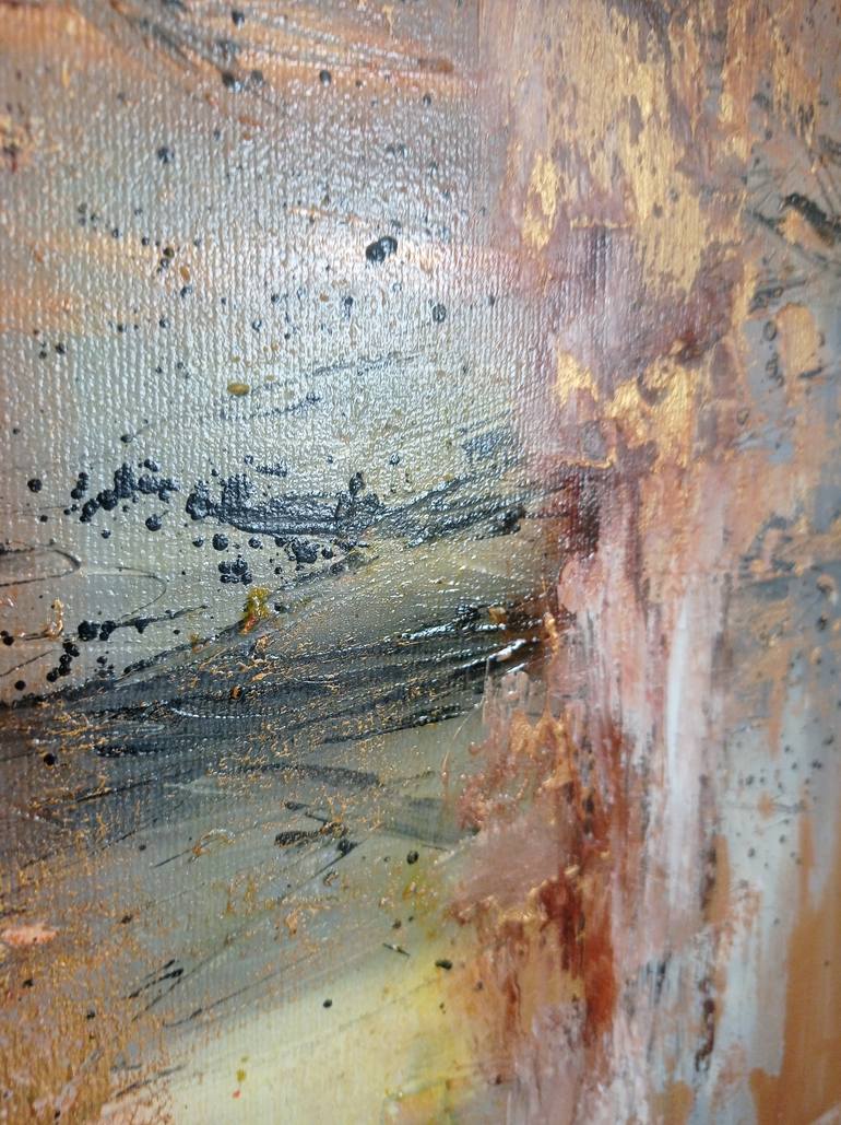 Original Abstract Expressionism Abstract Painting by Andrea Stanic