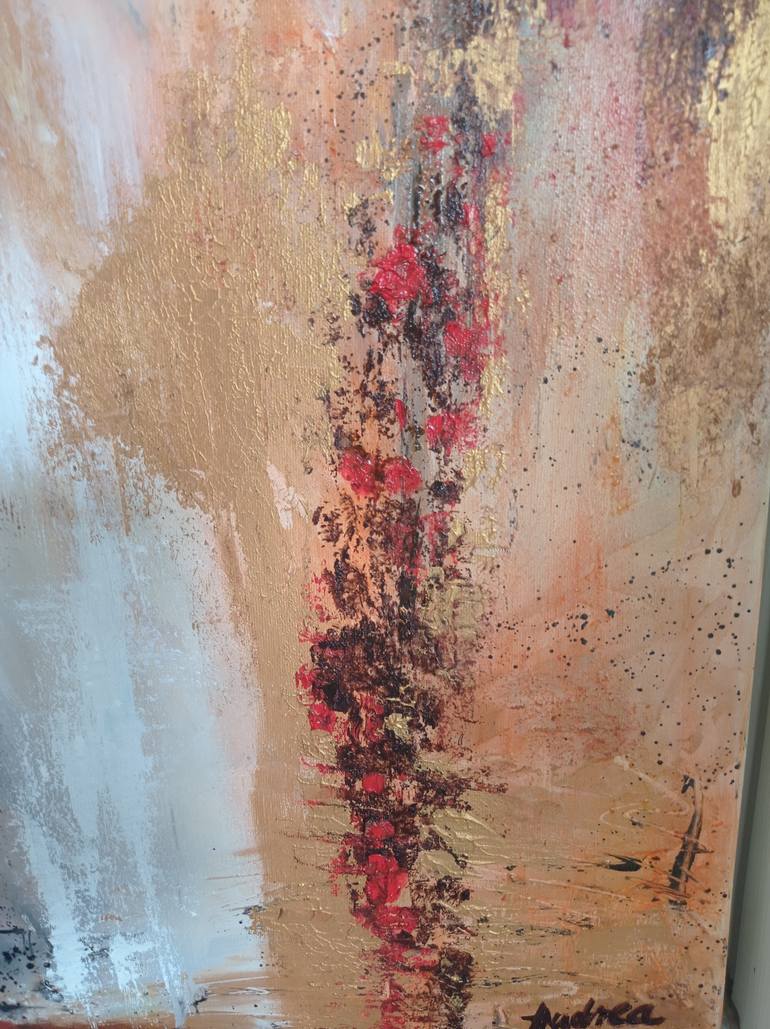 Original Abstract Expressionism Abstract Painting by Andrea Stanic