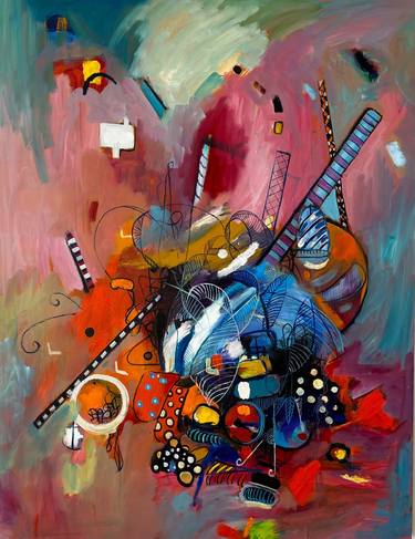 Original Abstract Paintings by Volkan Çoban