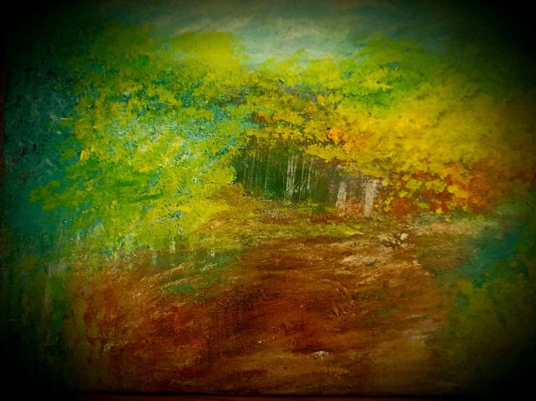 Original Fine Art Landscape Painting by Judy bowling
