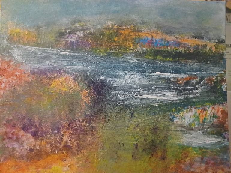 Original Fine Art Landscape Painting by Judy bowling