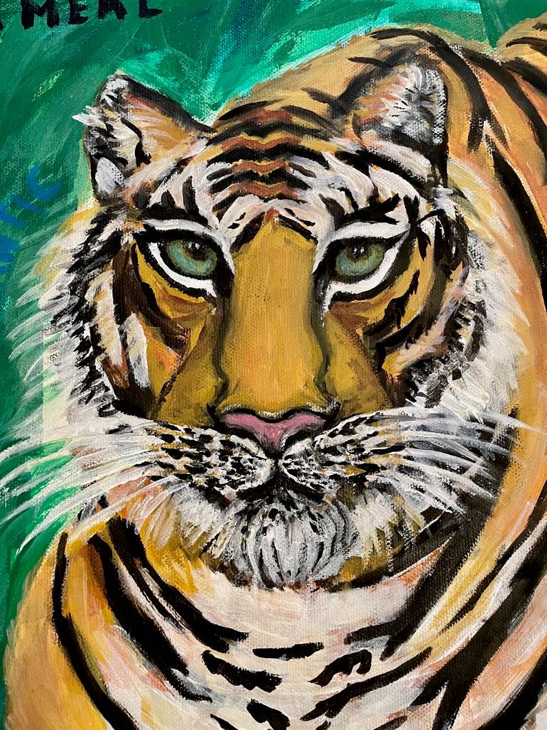 Original Expressionism Animal Painting by Enrica Badas