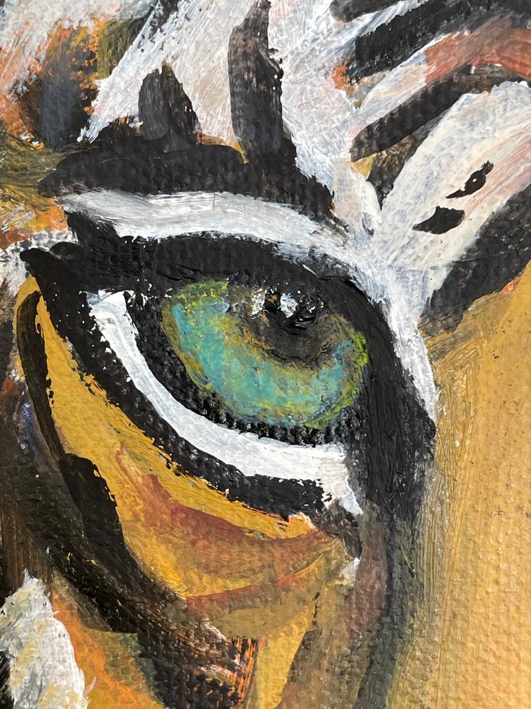 Original Expressionism Animal Painting by Enrica Badas