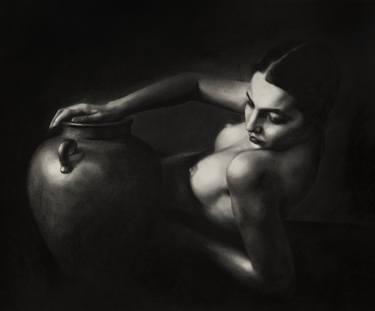 Original Figurative Women Drawings by Natalia Pravda