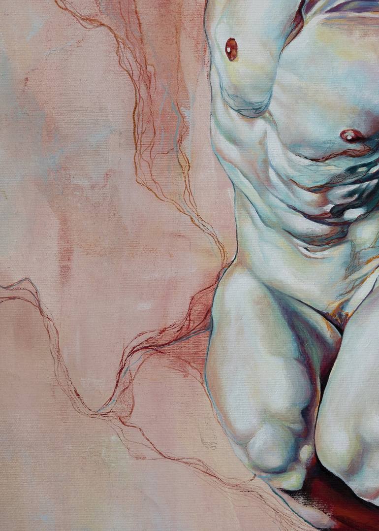 Original Impressionism Nude Painting by Natalia Pravda
