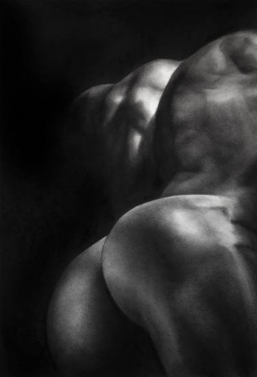 Original Figurative Erotic Drawing by Natalia Pravda