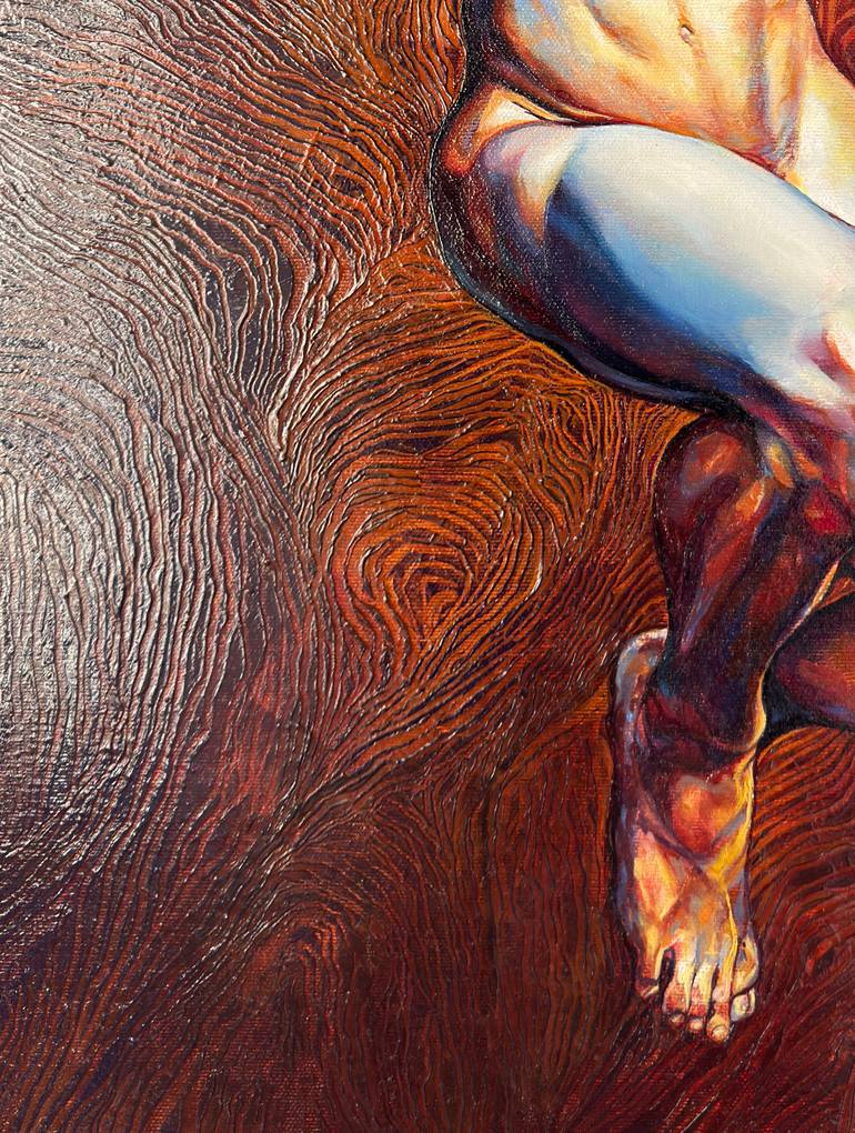 Original Figurative Nude Painting by Natalia Pravda