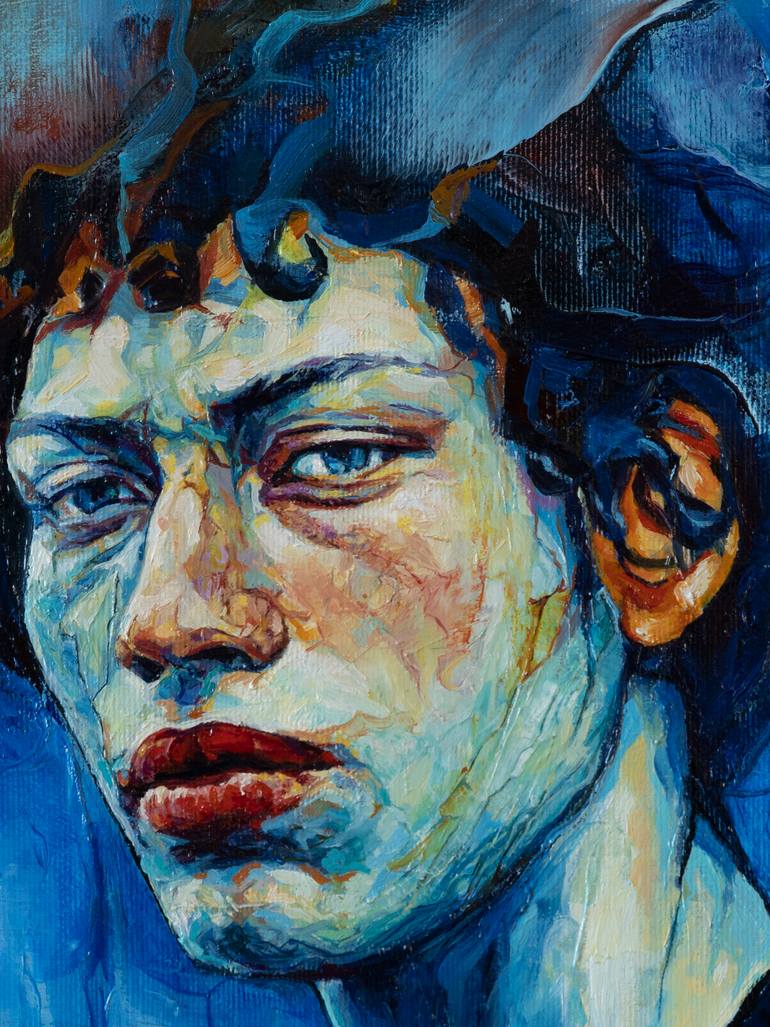 Original Contemporary Men Painting by Natalia Pravda
