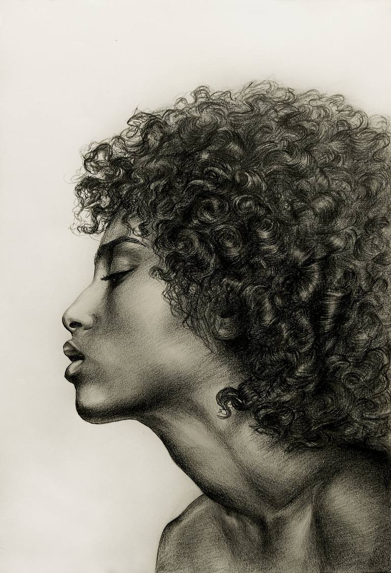 Print of Realism Portrait Drawings by Natalia Pravda