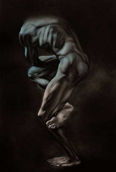 Original Realism Body Drawings by Natalia Pravda