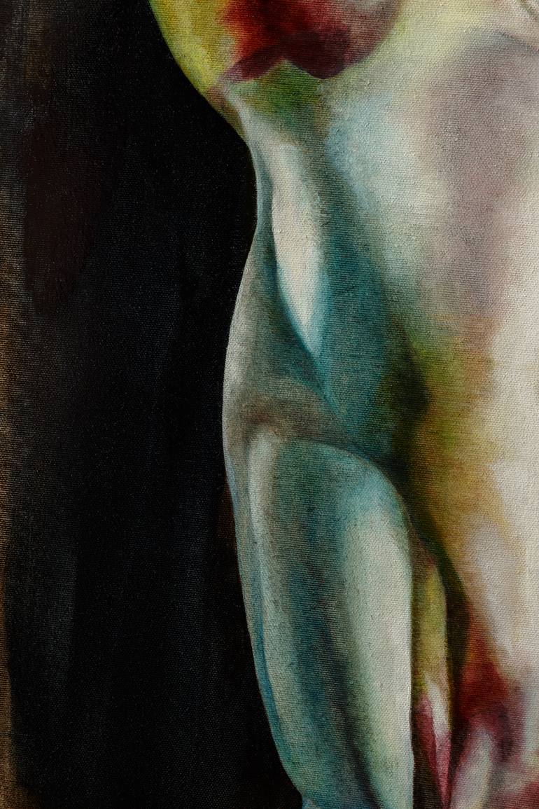Original Conceptual Nude Painting by Natalia Pravda