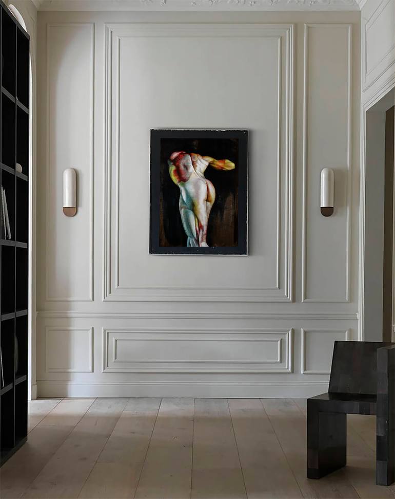 Original Conceptual Nude Painting by Natalia Pravda