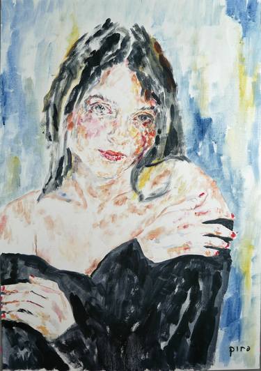 Original Portraiture Women Paintings by Francesco Piro