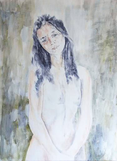 Original Portraiture Nude Paintings by Francesco Piro