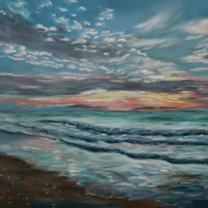 Sea sunset.