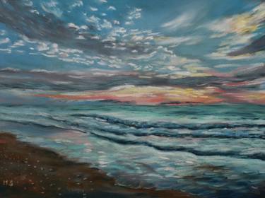 Print of Seascape Paintings by LIUDMILA SIKORSKIY