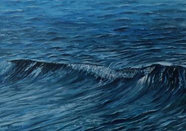 Original Seascape Paintings by LIUDMILA SIKORSKIY