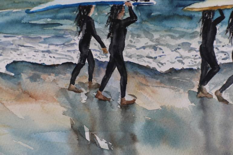 Original Other Beach Painting by Liudmila Sikorskiy