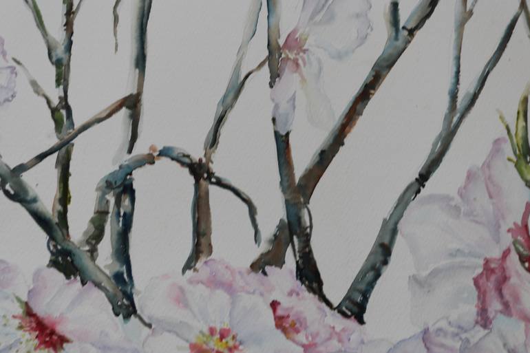 Original Impressionism Botanic Painting by Liudmila Sikorskiy