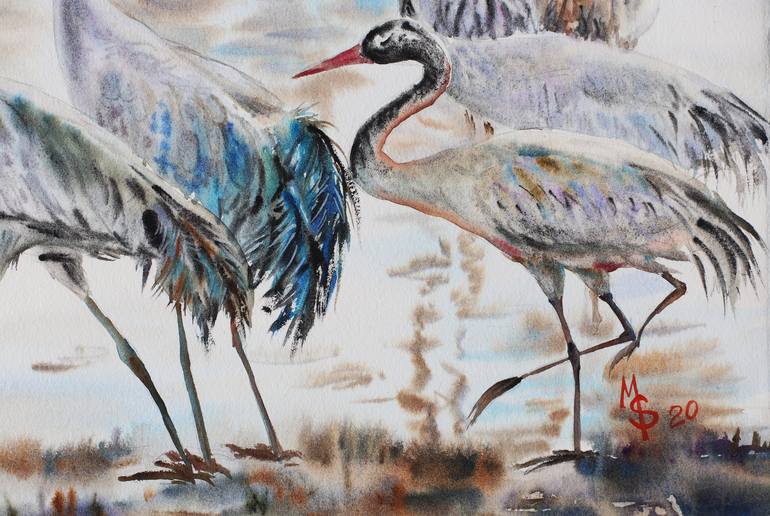 Original Impressionism Nature Painting by Liudmila Sikorskiy