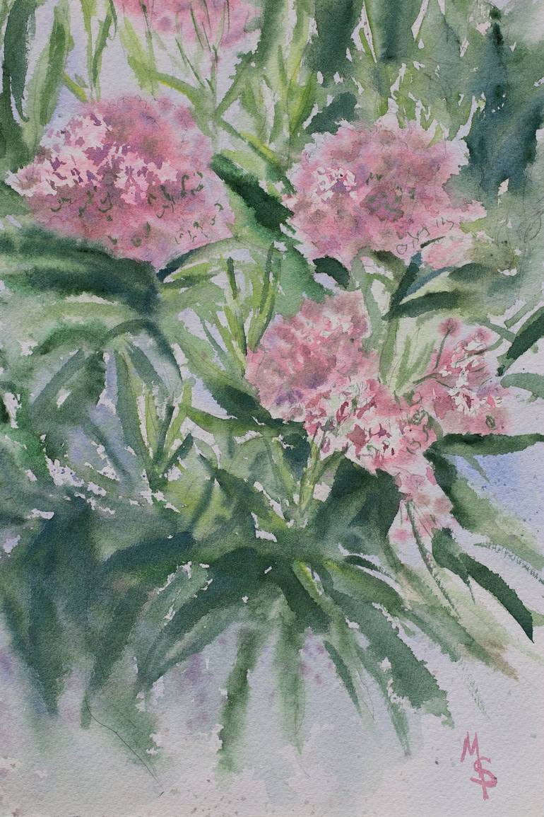 Original Impressionism Botanic Painting by LIUDMILA SIKORSKIY