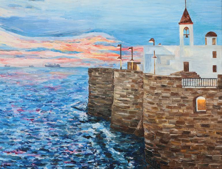 Original Impressionism Landscape Painting by Liudmila Sikorskiy