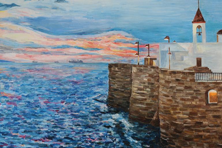 Original Impressionism Landscape Painting by Liudmila Sikorskiy