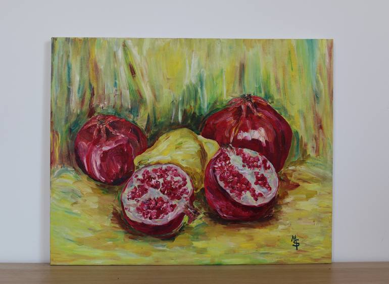 Original Expressionism Food & Drink Painting by Liudmila Sikorskiy