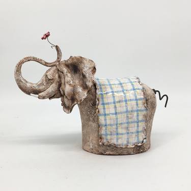 Original Figurative Animal Sculpture by Mary Kinzel Means