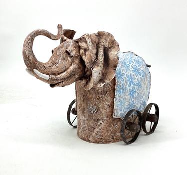 Original Figurative Animal Sculpture by Mary Kinzel Means