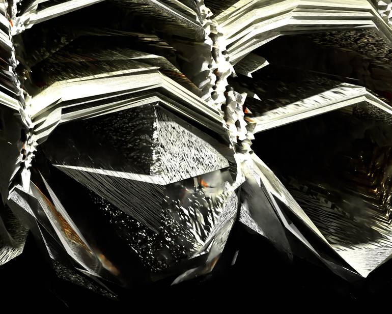 Original Black & White Abstract Digital by Timothy Mcgill
