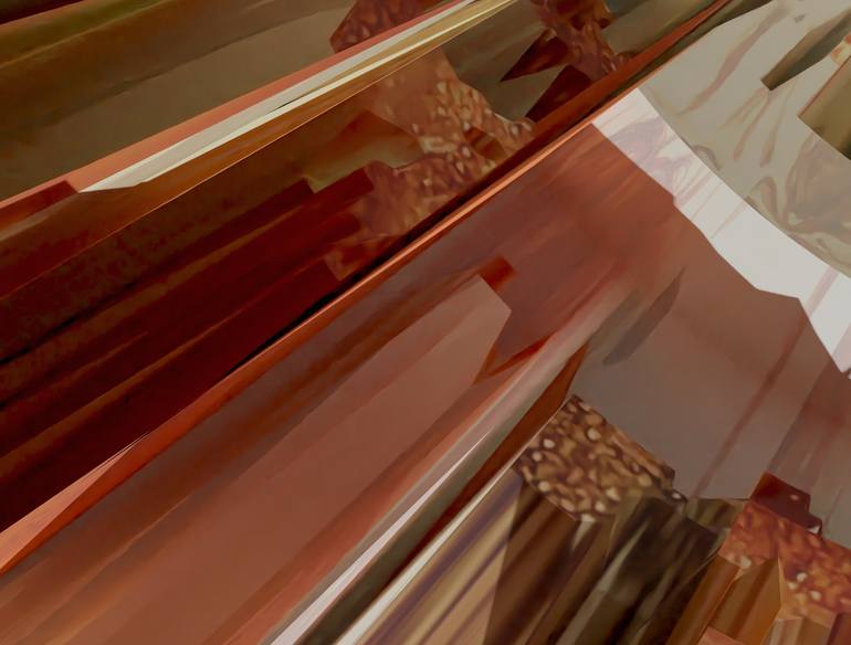 Original Art Deco Abstract Digital by Timothy Mcgill