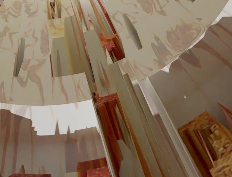Original Art Deco Abstract Digital by Timothy Mcgill