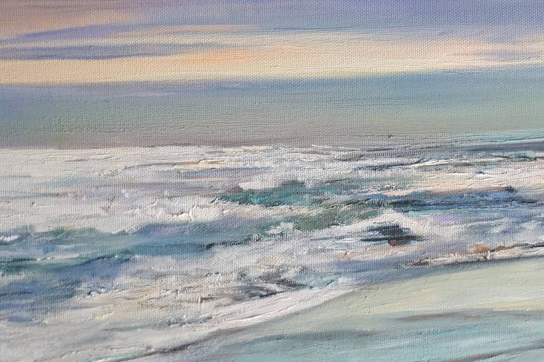 Original Impressionism Seascape Painting by Katarzyna Sikorska