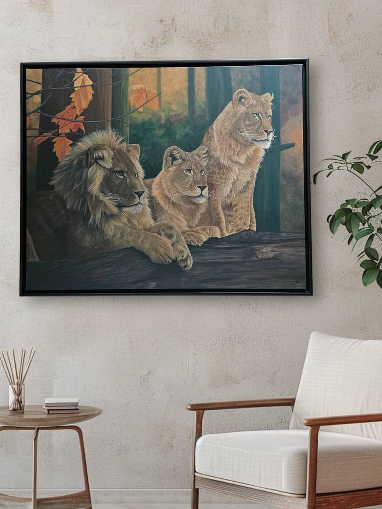 Original Realism Animal Painting by Denise Martens