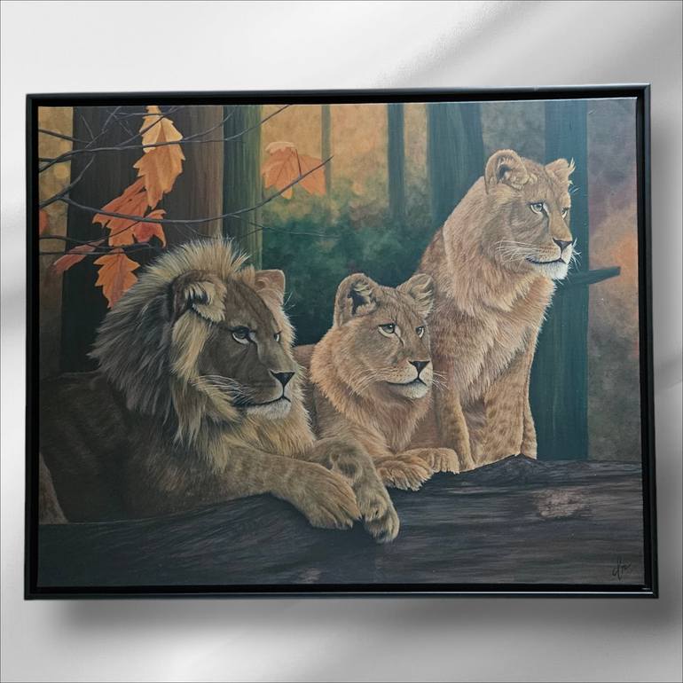 Original Realism Animal Painting by Denise Martens