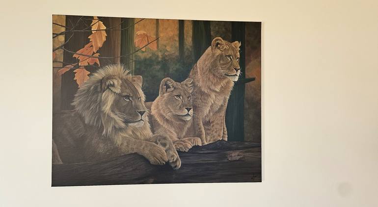 Original Animal Painting by Denise Martens